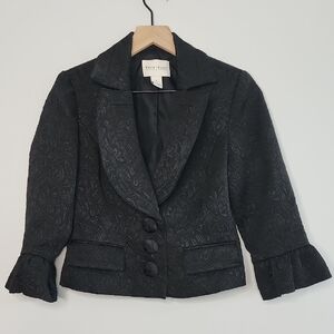 White House Black Market Black Blazer Tailored Suit Jacket
